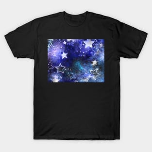 Space background with stars T-Shirt